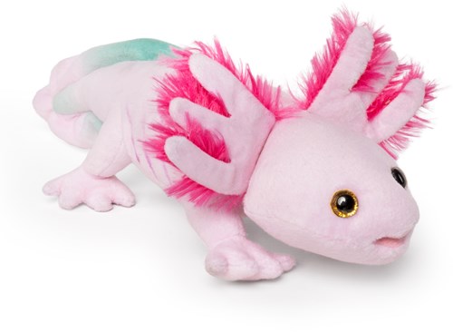 Living Nature plush Axolotl - soft toy 31cm multicolor