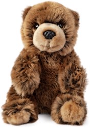 Living Nature plush brown bear cuddly toy - realistic animal toy