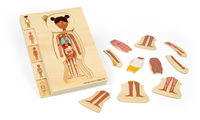 Bigjigs Toys Anatomy Puzzle - Girl