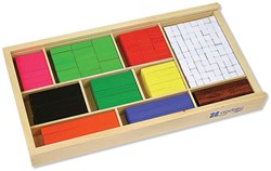 Andreu Toys fraction rods educational toy math set