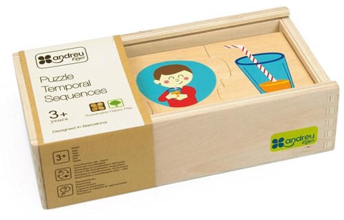 Andreu Toys ANDREU - Puzzel Tijdsvolgorde-2