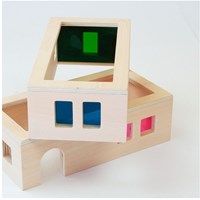 Andreu Toys construction toy - Transparent village educational cardboard game