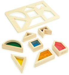 Andreu Toys puzzle - Transparent educational cardboard puzzle