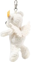 Steiff plush teddy bear keychain Lotte guardian angel white 12 cm-2