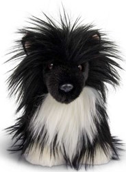 ANIMIGOS WORLD OF NATURE 18CM BLACK CHINESE CRESTED DOG