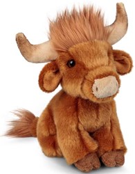 Tobar plush Highland cow cuddly toy 15 cm - farm animal soft toy
