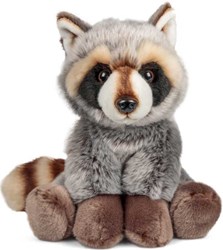 Tobar raccoon plush toy - realistic design - educational cuddly toy