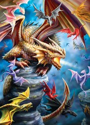 Eurographics Puzzle Dragon Clan - Anne Stokes - 1000 Pieces Jigsaw