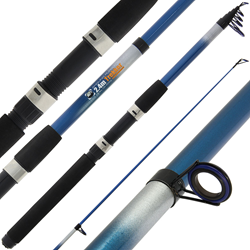 Angling Pursuits telescopic fishing rod fibreglass 8ft - travel rod fishing