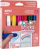 APLI Kids APLI - Color stick for windows 6 colors
