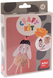 APLI Kids craft kit pompom bunny - creative toy for children