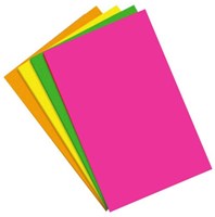 APLI Kids foam craft sheets A4 neon pink green yellow orange