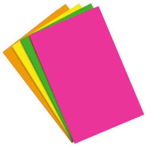 APLI Kids foam craft sheets A4 neon pink green yellow orange