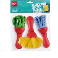 APLI Kids APLI - Eva & Spons Maxi Borstels 3 stuks