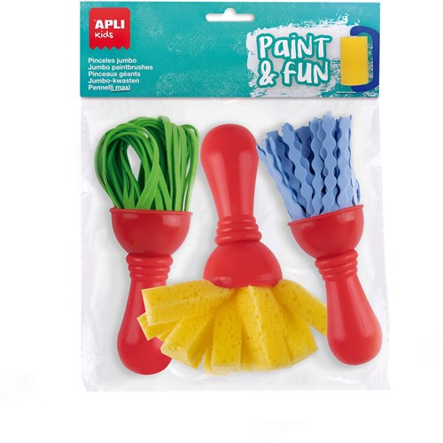 APLI Kids APLI - Eva & Spons Maxi Borstels 3 stuks