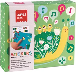 APLI Kids APLI - Liliput sticker box (with 8 cards and example)