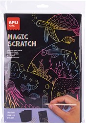 APLI Kids APLI - Magic Scratch Pad (10 cards, 5 pens)