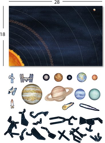 APLI Kids APLI - Solar System Magnetic Box-2