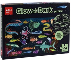 APLI Kids APLI - Ocean Puzzle Glow in the Dark 104-piece + poster