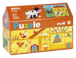 APLI Kids APLI - Puzzle farm 24 pieces