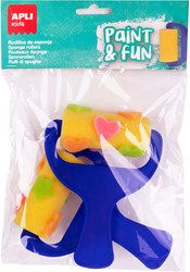 APLI Kids sponge rollers - creative painting tools for children