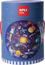 APLI Kids APLI - Zonnestelsel Vloerpuzzel Rond 48-delig