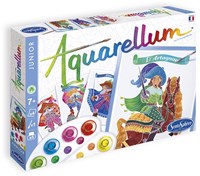 Sentosphère painting Aquarellum Junior 3 Musketeers craft set