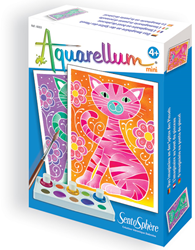 Sentosphère painting Aquarellum Mini cats creative set