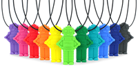ARK Therapeutic chew necklace sensory toy for kids and adults Speelse, robotvormige kauwketting met veel textuur voor sensorische zoekers.-2