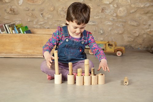 Grapat wooden cups with lid - natural toys for children-3