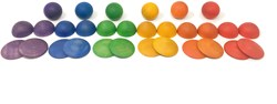 Grapat wooden round toy - colorful sensory play for kids
