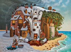 Castorland puzzle Christmas - Art Collection Christmas Eve Madeira 2000 pieces
