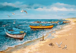 Castorland jigsaw puzzle - Art Collection Morning by the Sea 500 pieces