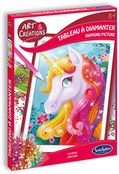 Sentosphère Diamond Canvas Unicorn craft set - creative toy