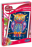 Sentosphère Diamond Canvas Owl craft set painting animals