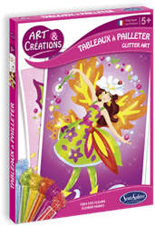 Sentosphère craft set glitter fairies for children - creative toy