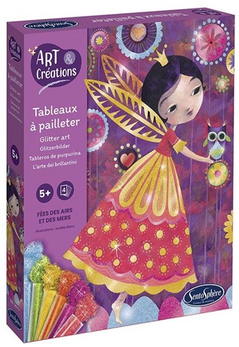 Sentosphère glitter painting craft set fairies air sea creative toy