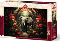 Art Puzzle jigsaw Guardian of Flowers - 1000 pieces floral-2