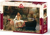 Art Puzzle art puzzle John William Waterhouse Lady of Shalott 2000 pieces-2