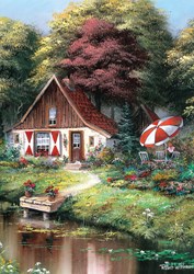 Art Puzzle jigsaw Sunday Breakfast - 500 pieces rustic