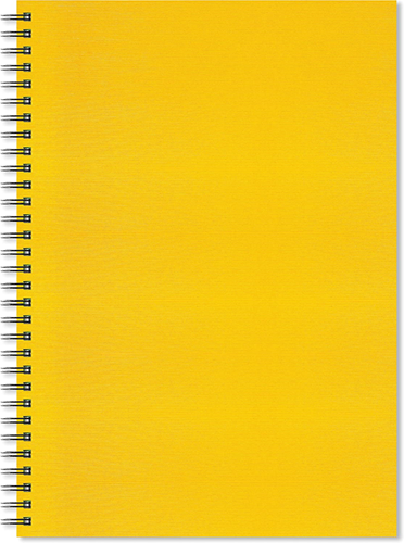 Artgecko Artgecko Flashy Spiraal Schetsboek A3 Portret 150 gr 40 vel Wit Gele Omslag