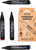 Artline permanent marker set - Eco-Green Drysafe 190, 4 colours