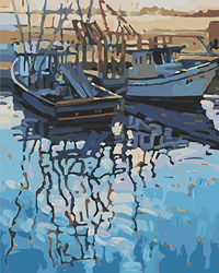 Artventura Artventura Schilderen op Nummer Vissers Werf 40x50 cm
