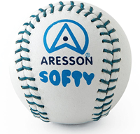 Aresson rounders ball Softy white - training ball for kids