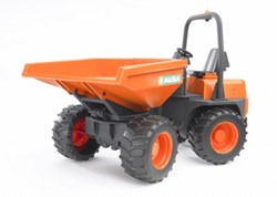 Bruder construction site mini dumper tipper orange toy vehicle