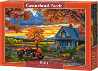 Castorland jigsaw puzzle autumn ride - 500 pieces puzzle adults-2