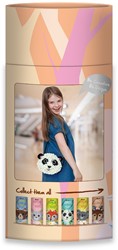 Avenir Loopie Fun Bag: FACE 15x14.5cm, with shoulder strap 130cm, in tube diam.11x24cm, 6+