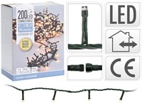 Home & Styling Christmas lights cluster connectable 200 LED warm white