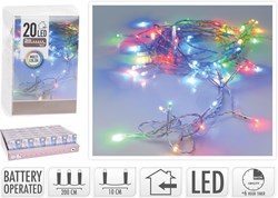 Home & Styling LED string lights multicolour 2 meters with timer