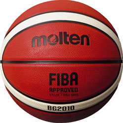 Molten basketball deep channel tan/white size 5 for training & play